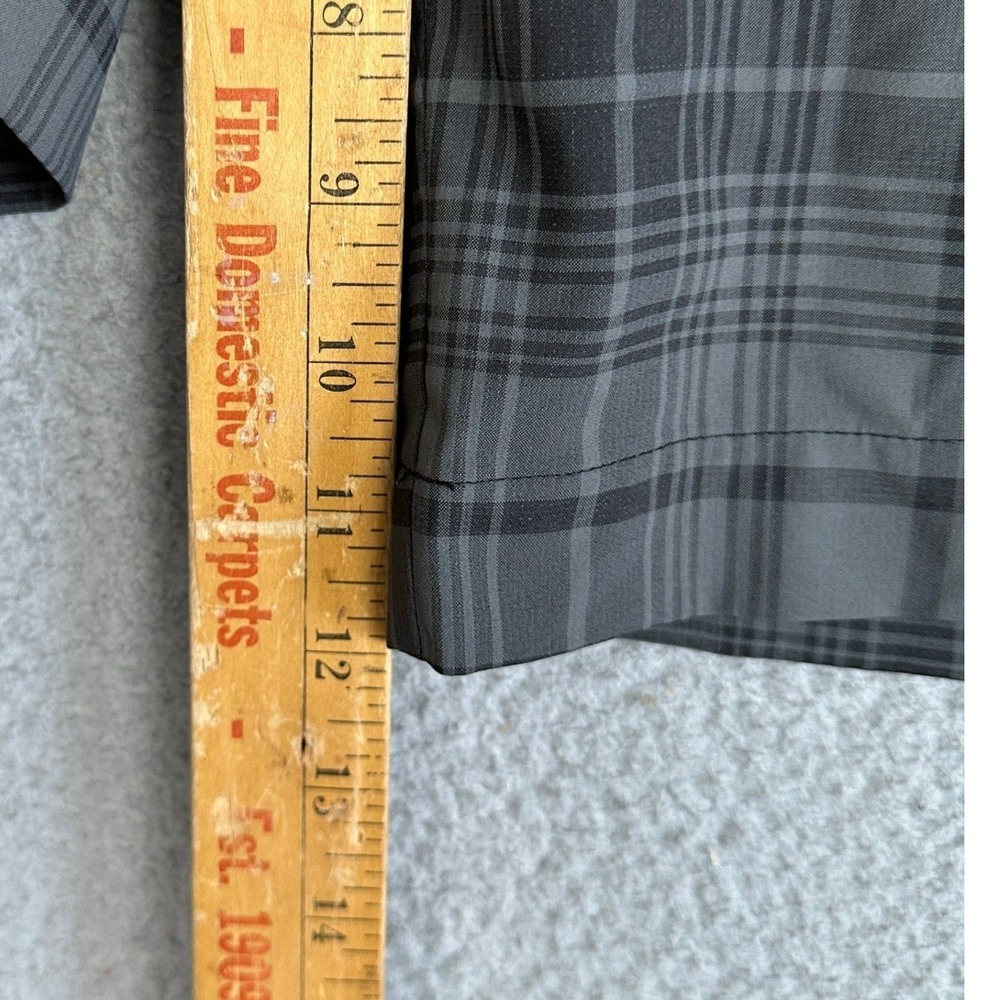 Nike Golf Shorts Mens 38 Grey Black Plaid Dri-Fit Tour Performance Chino Stretch - Picture 6 of 7